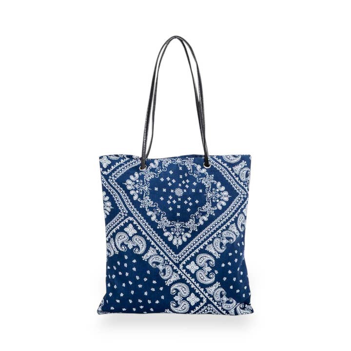 DIY Bandana Print Cotton Tote and other Purchase Wholesale custom printed handkerchiefs. Free Returns & Net 60 Terms on Faire trending on Faire.