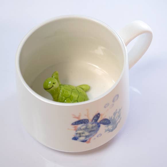 Secret Figure Turtle Mug for wholesale by Sea Creations
