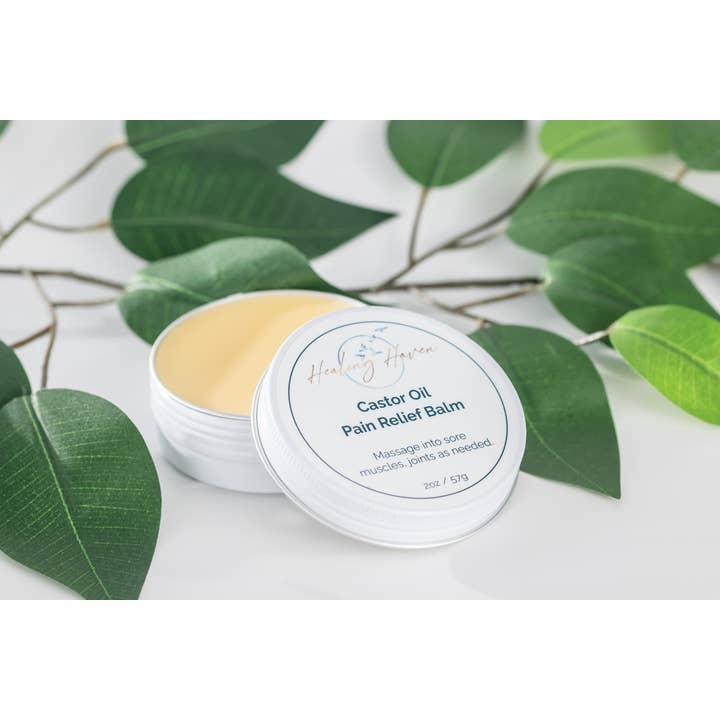 Castor Oil Pain Relief Balm for wholesale by Healing Haven