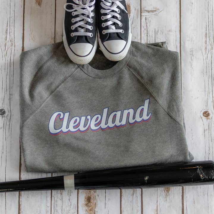 Vintage Cleveland Baseball Crewneck Sweatshirt for wholesale by Mistakes on The Lake
