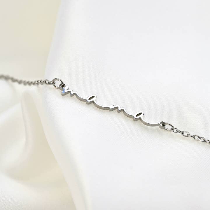 Blueyejewelry - Wholesale Charm/Dangle Bracelet - Dainty Mama Bracelet - Mom Bracelet - Mother's Day Jewelry4