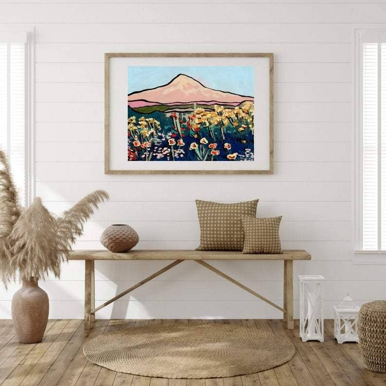 El Baker Art - Wholesale Art Print - Colorado Wildflower Print2