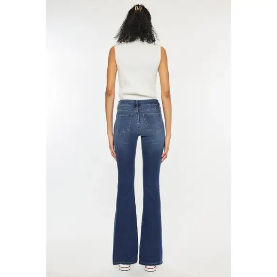 AB And Company - Wholesale Jeans - Dames - KanCan Constance Bootcut-jeans met hoge taille6