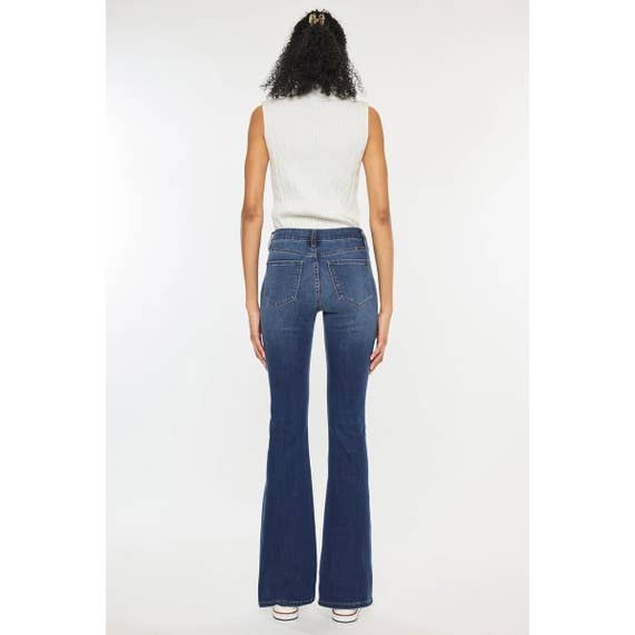 AB And Company - Wholesale Jeans - Dames - KanCan Constance Bootcut-jeans met hoge taille6