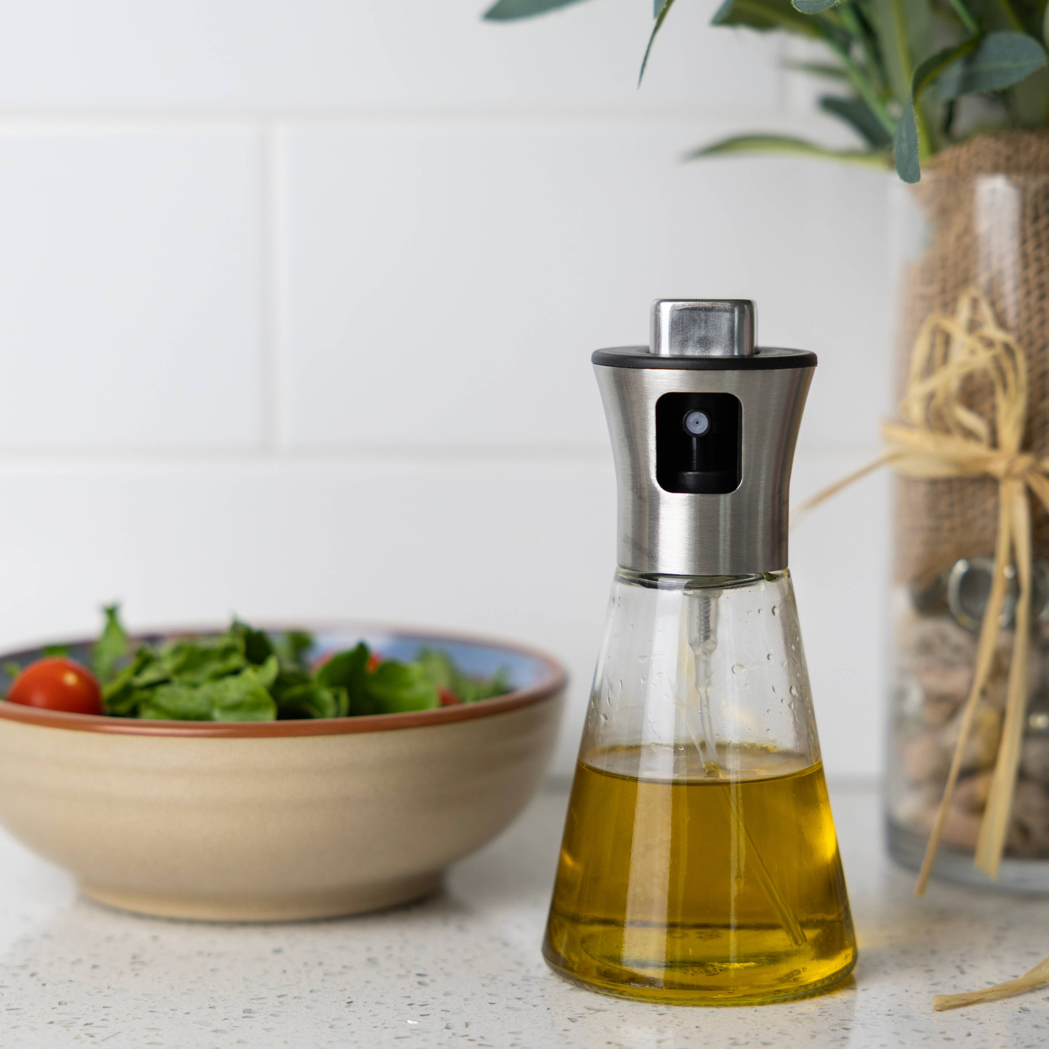 Fox Run Brands – Engroshandel Olie- og eddikedispenser – Fox Run Brands glas sprayflaske til olivenolie, 200 ml4