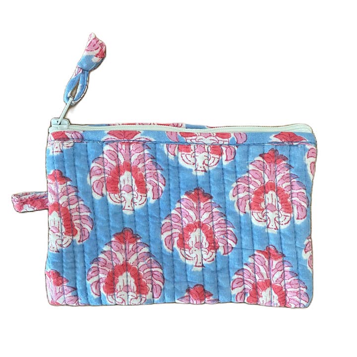 Mini-påse med blåklintsblocktryck för wholesale av Kalyana Textiles