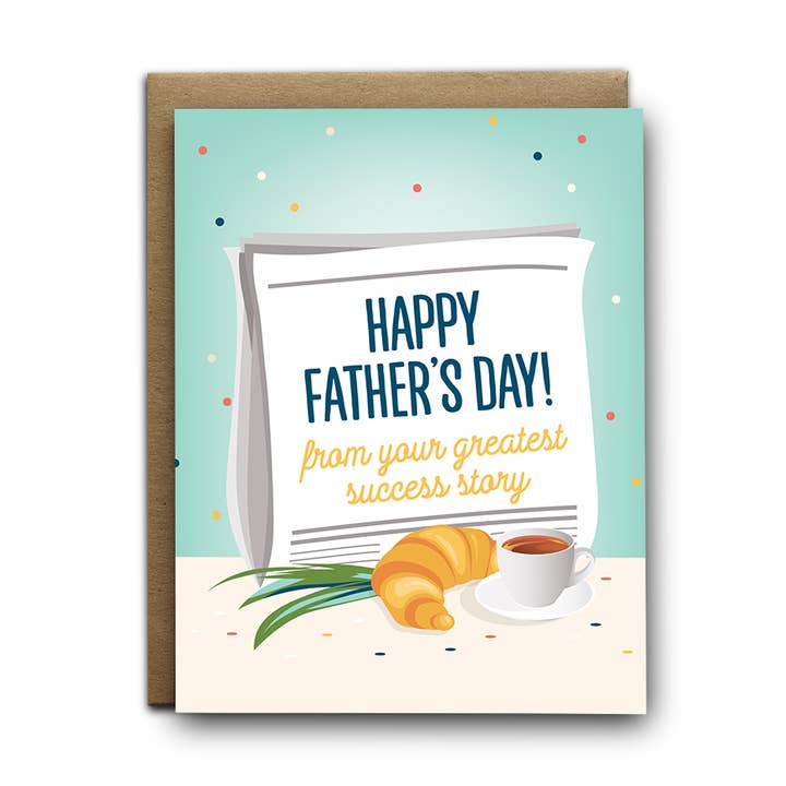 Father's Greatest Success Story Greeting Card for wholesale by I'll Know It When I See It