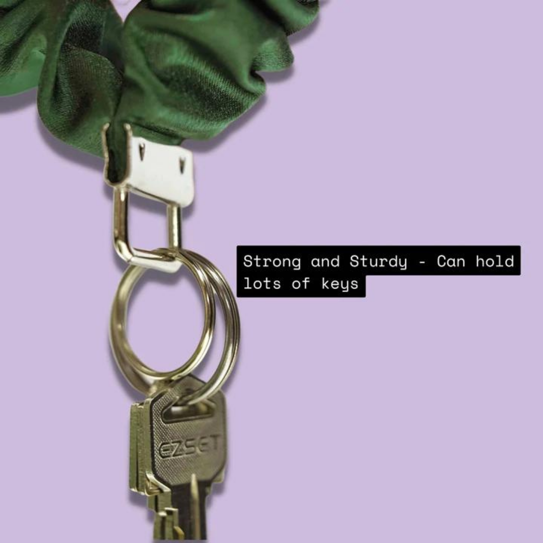 Blush Pop Creations - Wholesale Keychain - Women's - SCRUNCHIE WRISTLET KEYCHAIN - Choose Your Favourite Colors2