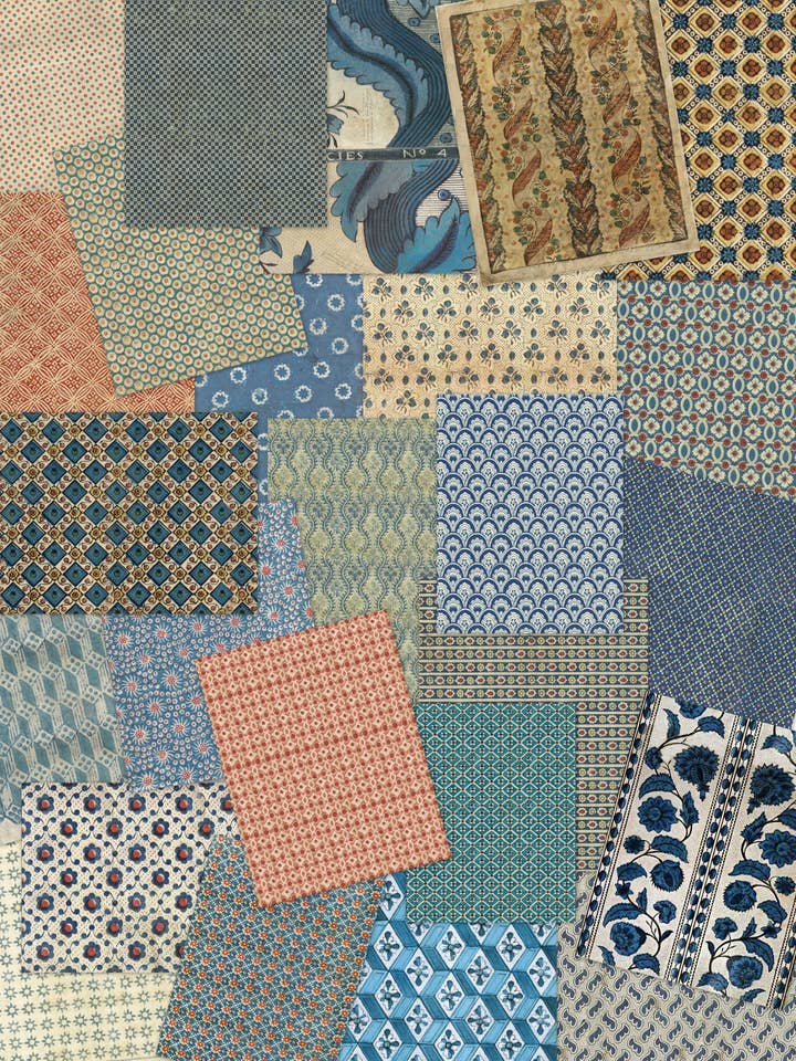 Blandet pakke med 50 Dominote-ark, 28 x 43 cm for engroshandel hos Monahan Papers