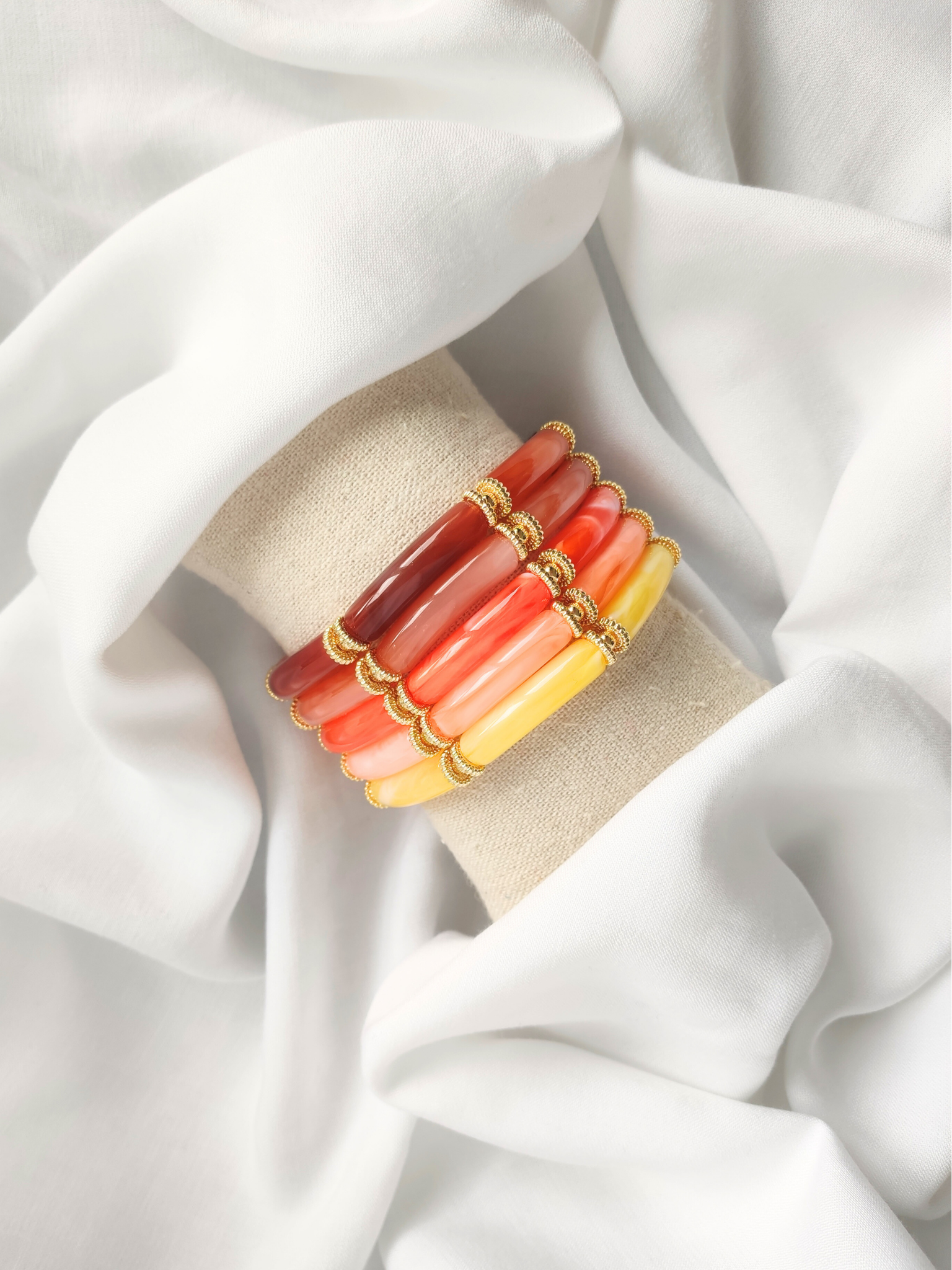 L'Atelier d'Artémis - Venta al por mayor Pulsera de cuentas - Pulsera elástica SALMA19