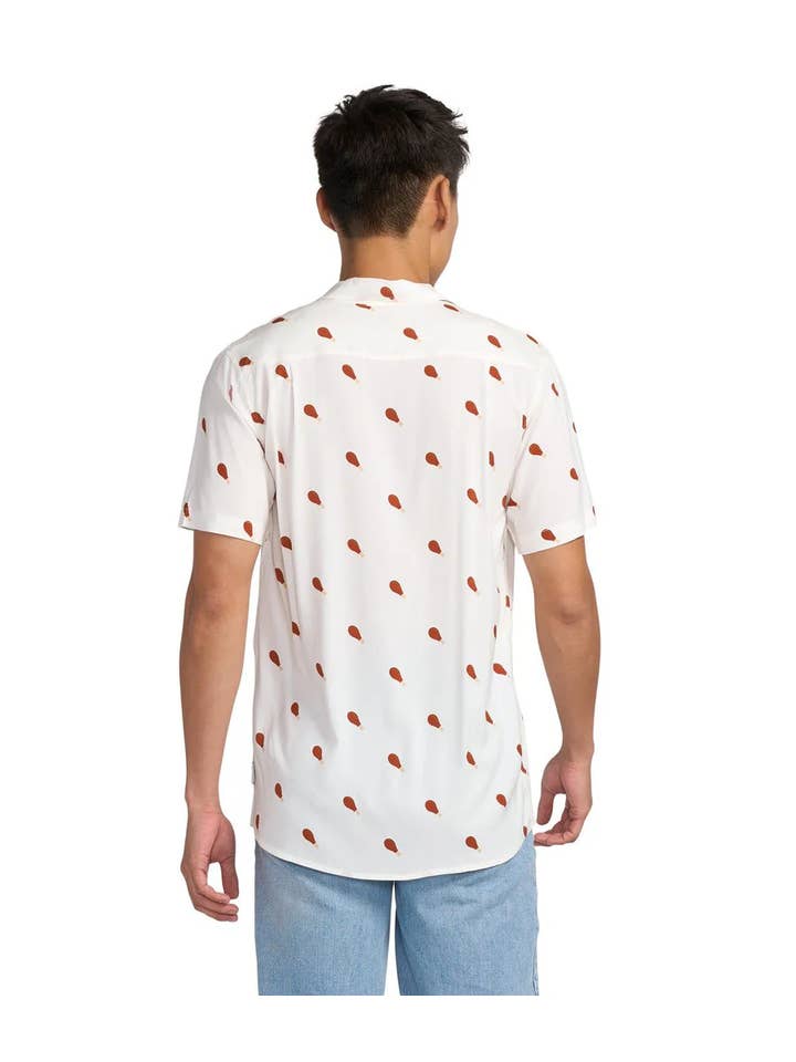 Tipsy Elves - Wholesale Button Down Shirt - Men's - Drumstick Men's Thanksgiving Turkey Button Down Shirt