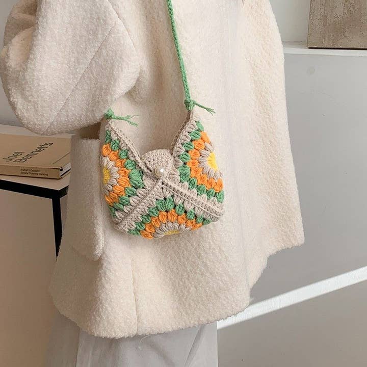 Handwoven Sunflower Tote Bag for wholesale by Ekartini