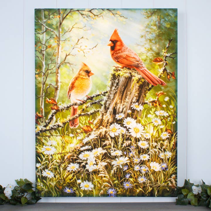 Golden Light 18x24 Fully Illuminated LED Wall Art for wholesale by Glow Decor