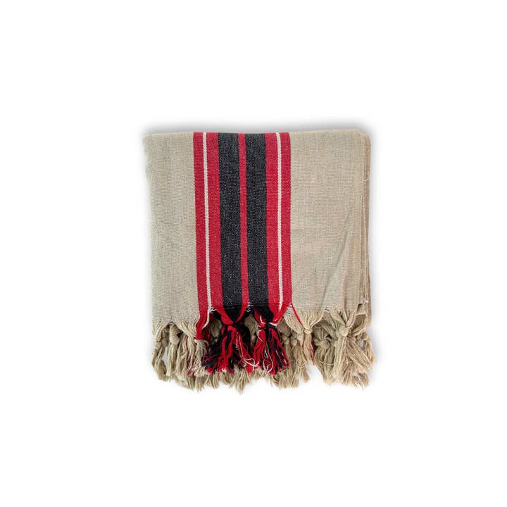 Buld&Co. - Wholesale Beach Towel - VERA Striped Turkish Towel, Peshtemal Cotton Beach Towel4