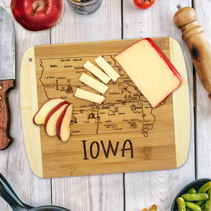 Totally Bamboo – Engroshandel Skærebræt – En Skive af Livet Iowa Skære- & Charcuteribræt