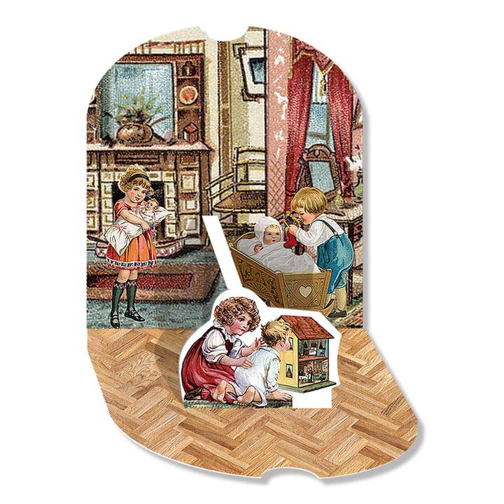 Alison Gardiner Designs - Wholesale Advent Calendar - Nostalgic Christmas House Traditional Advent Calendar