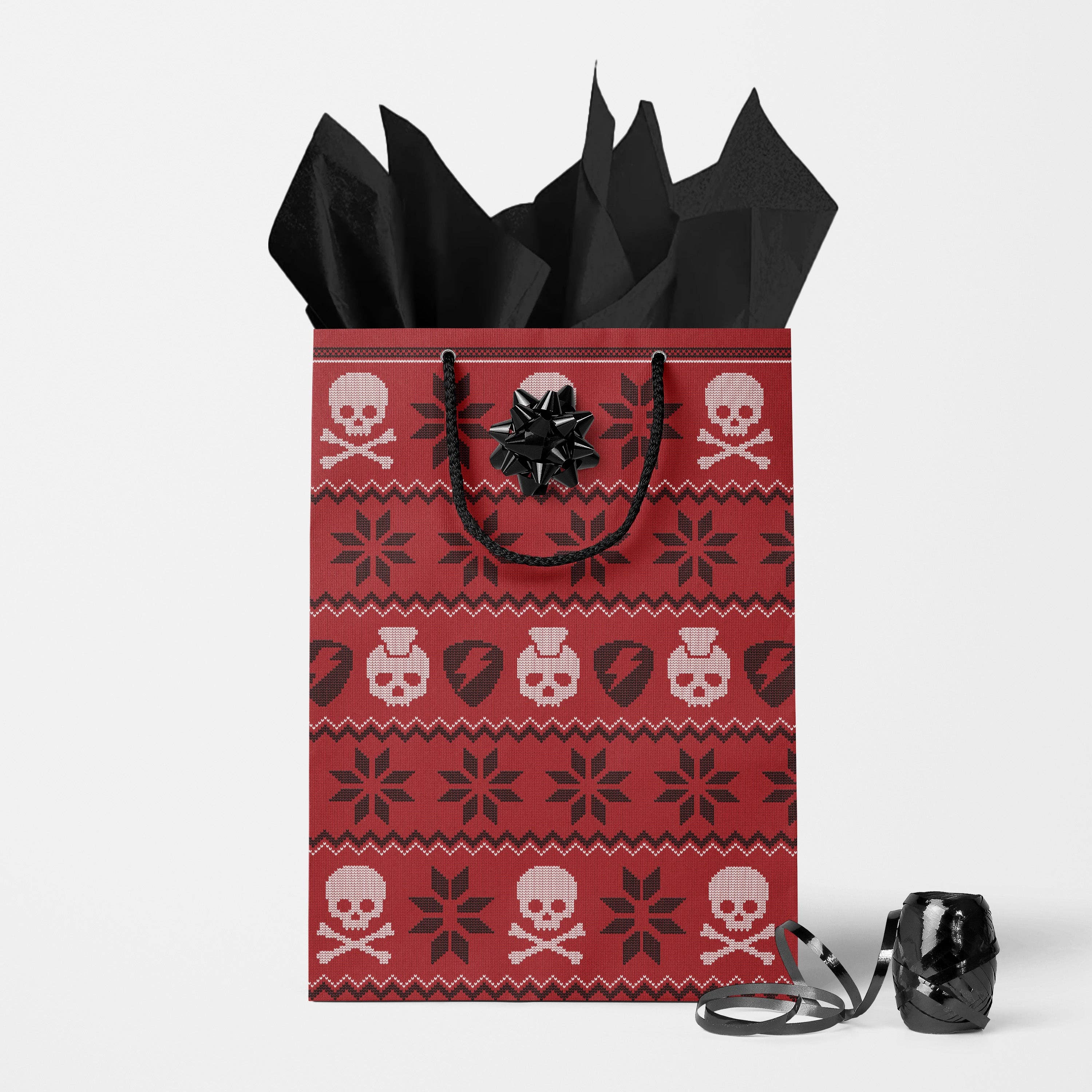 Rock'N Paper - Wholesale Gift Bag - Punk Holiday Sweater Gift Bag1