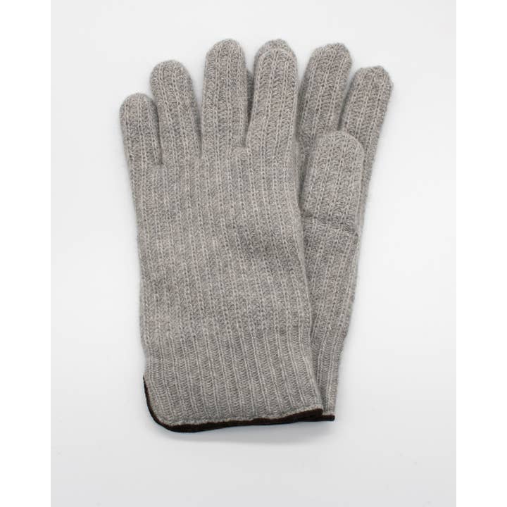 Portolano - Wholesale Gloves - Men's - MEN'S CASHMERE GLOVES WITH SUEDE PIPING4