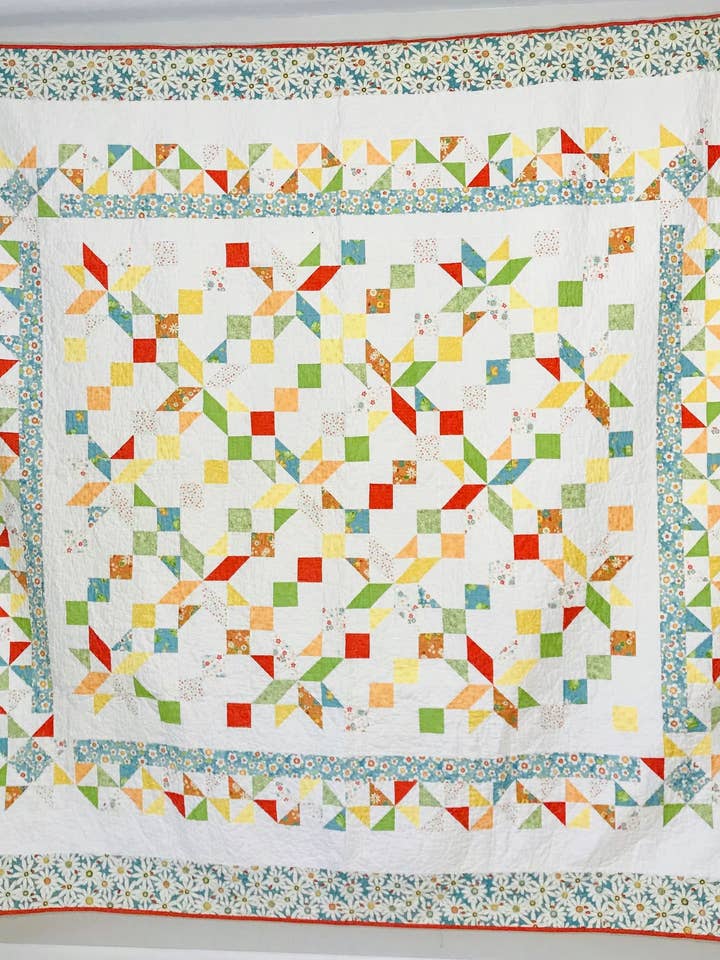 Bolha e Squeak King Squeak Padrão Quilt por atacado de PhoebeMoon Designs
