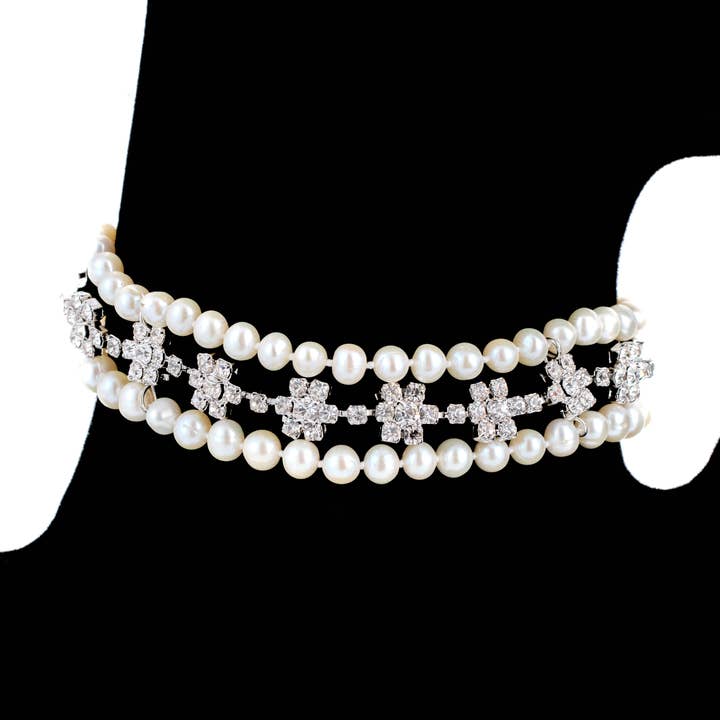 Collana Perle E Cristalli per la vendita all'ingrosso da parte di Jewels' Joy