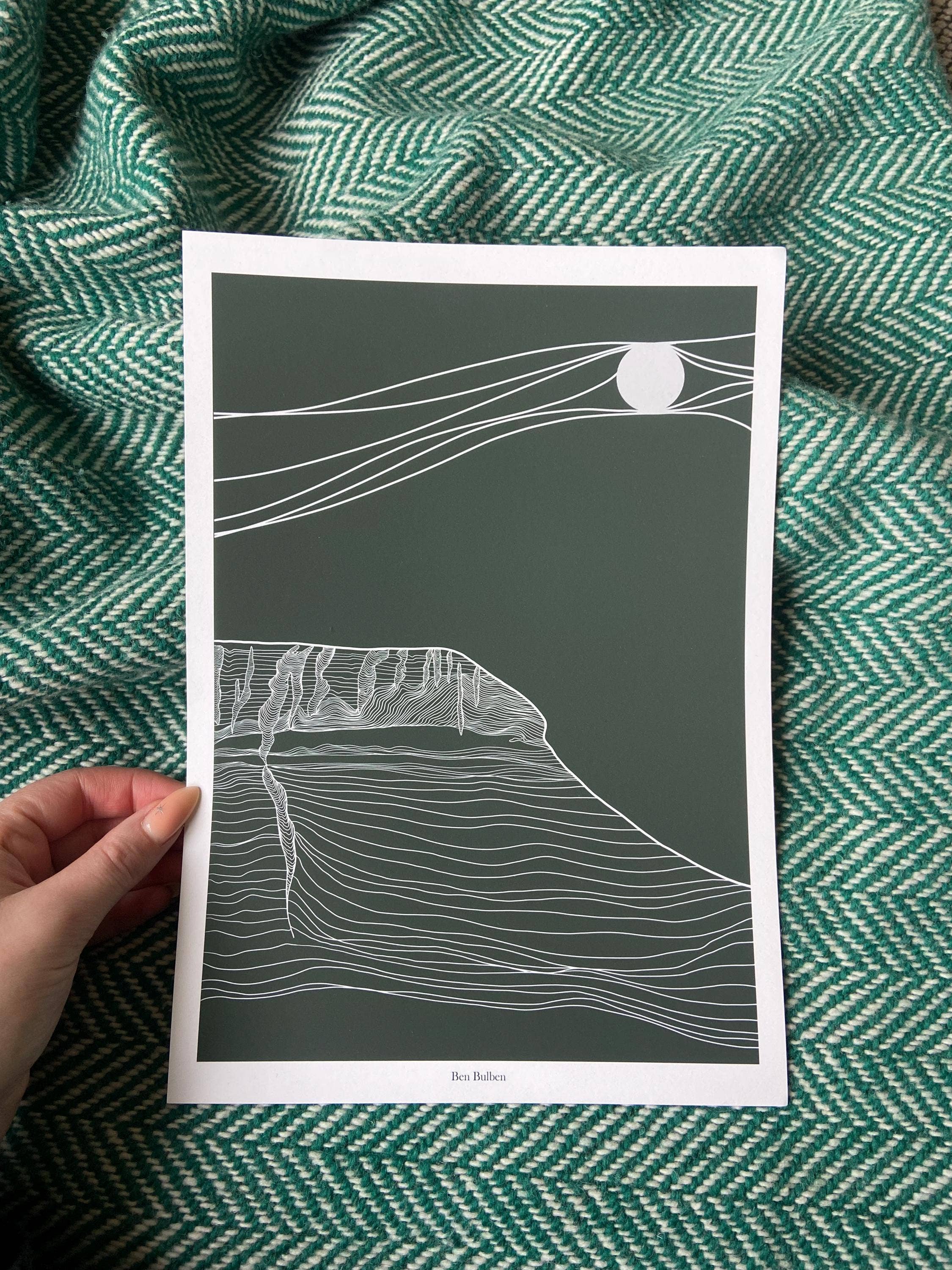 Emily Mckeagney Design - Wholesale Art Print - Ben Bulben, Co. Sligo, Ireland, Giclée print1