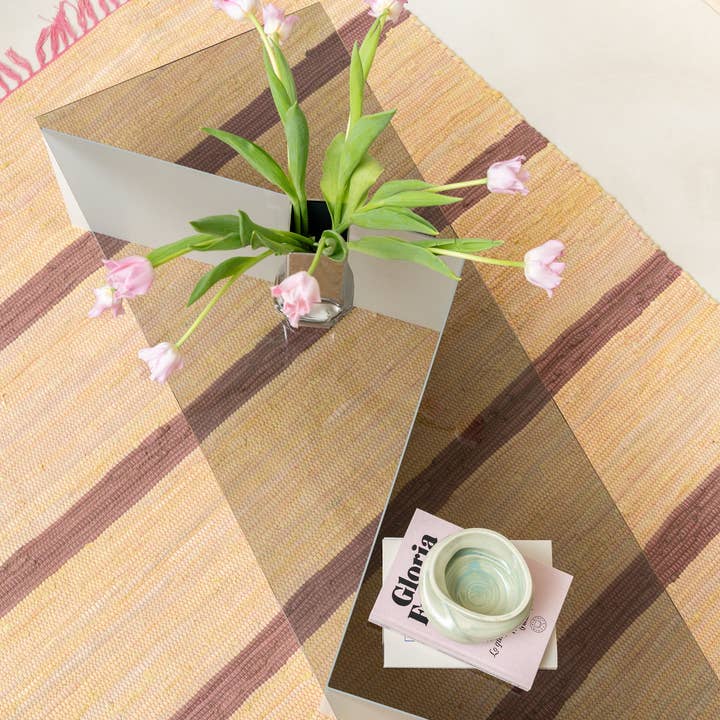 Tarta Gelatina - Venta al por mayor Alfombra pequeña - Alfombra reciclada artesanal17