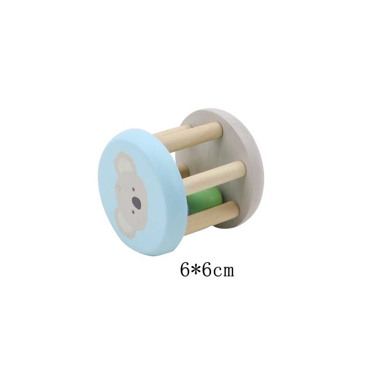 ToysLink – wholesale Handheld rattle – Baby – Wooden Koala & Bunny Rattle2