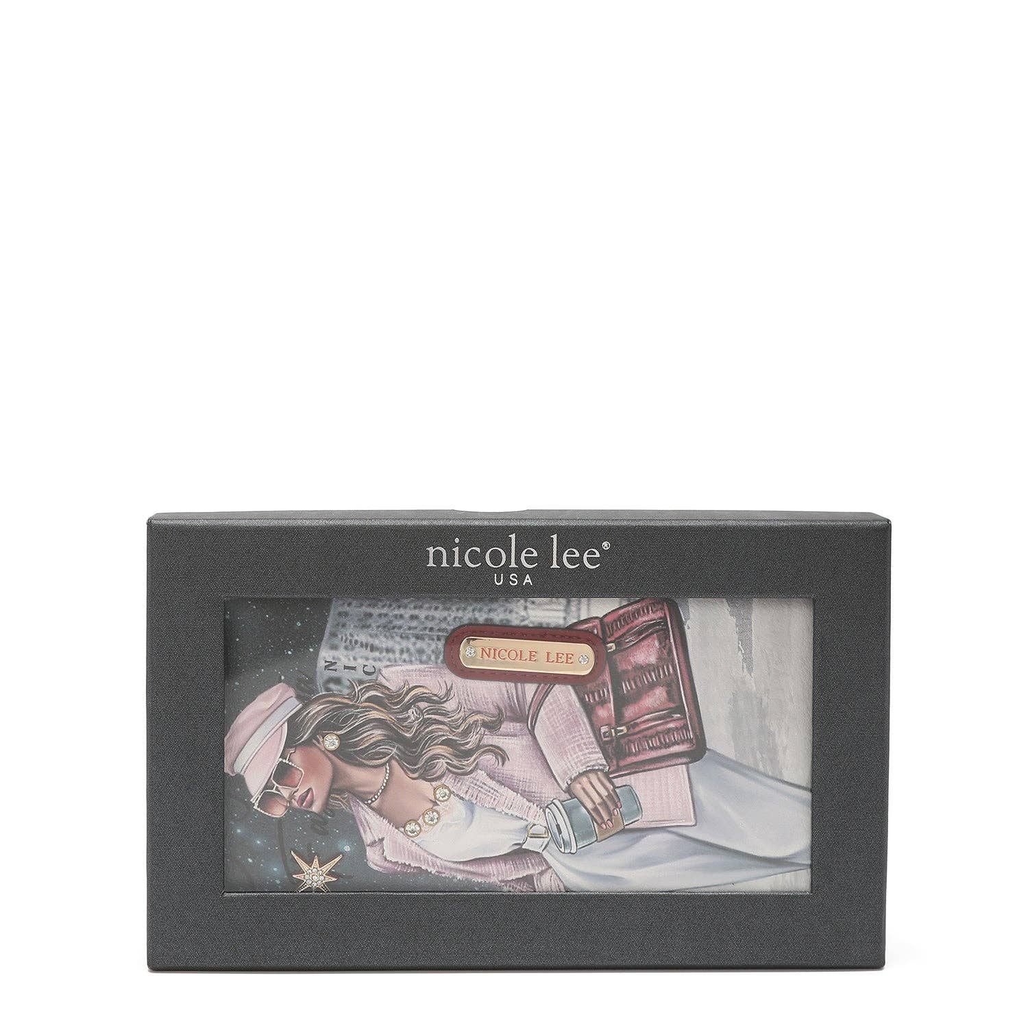 Nicole Lee – Carteira - Mulher por atacado – CARTERA IMPRESA MODA CON CREMALLERA59