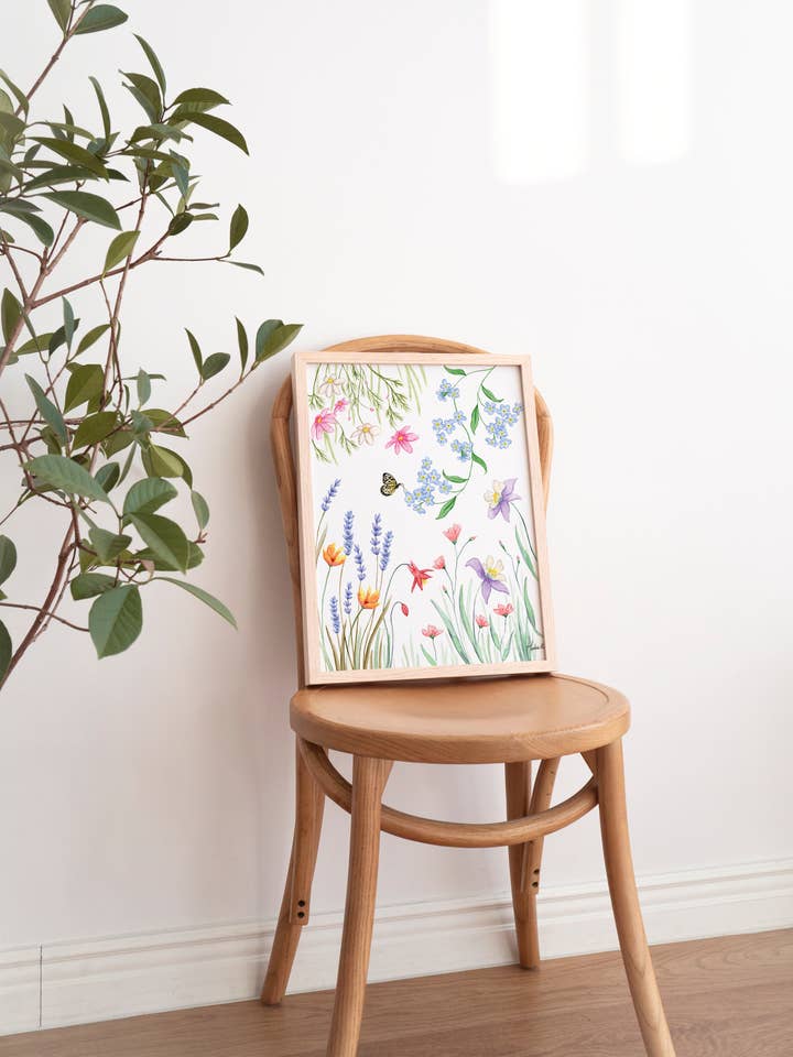 Eng blomster, Art Print for engroshandel hos Hobeika Art