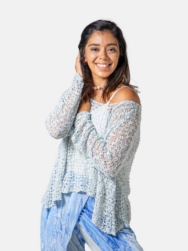 Hands To Hearts - Wholesale Tunic - Women's - Crocheted Long Sleeve Soul Warmer54