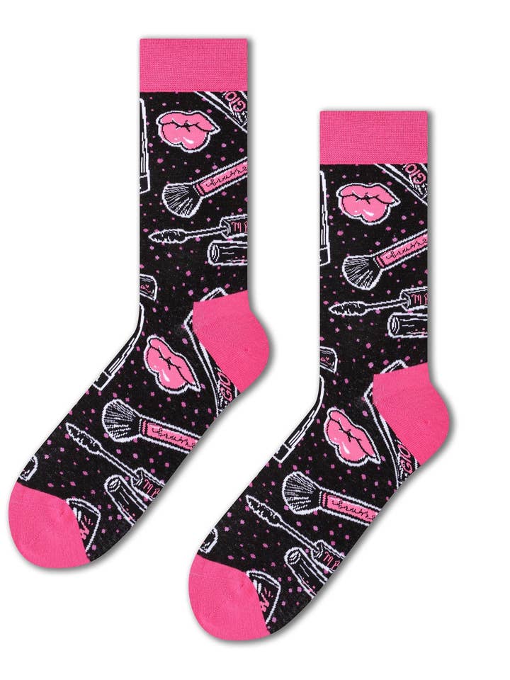 Chaussettes originales style maquillage pour la vente par Marc JoJo