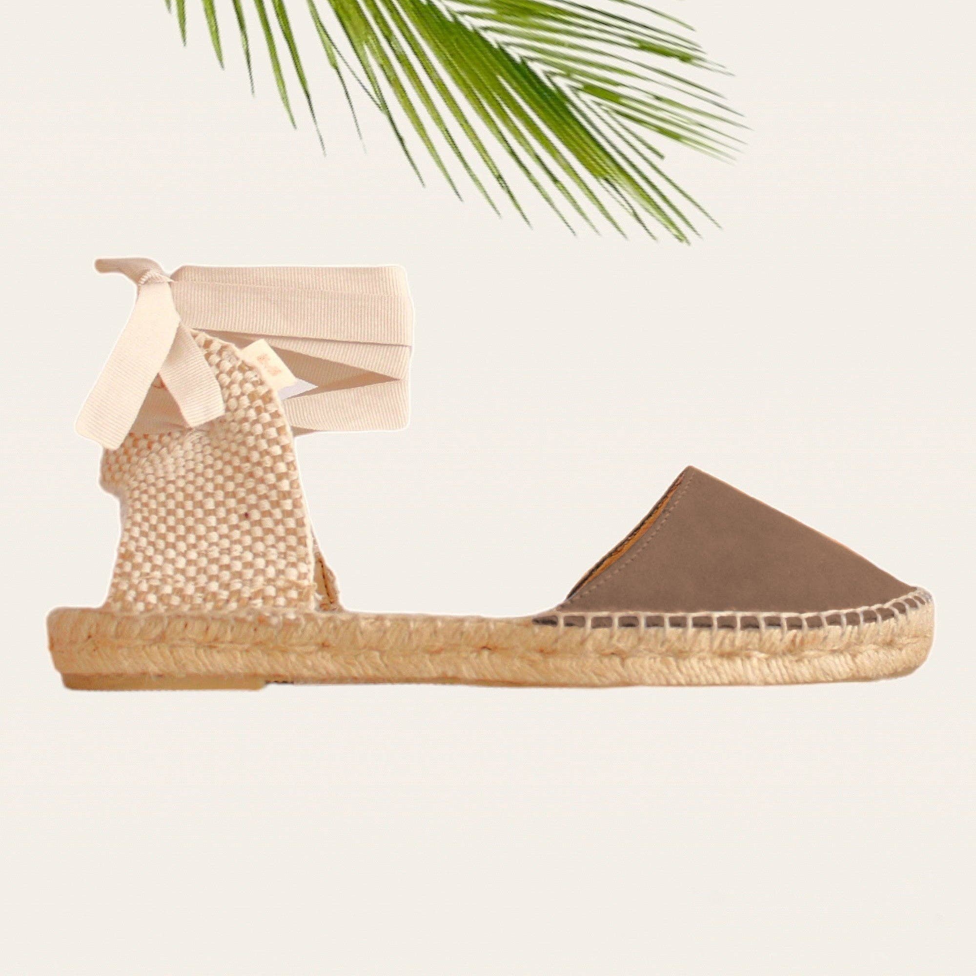 Las Mediterraneas - Wholesale Sandals - Women's - Flat suede espadrilles for women - Size 35 to 453