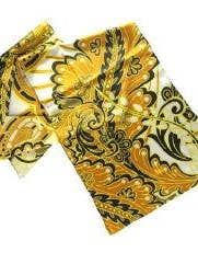 Paisley & Pods et gris - Écharpe Pangborn Design 11014 pour la vente par Pangborn Collection