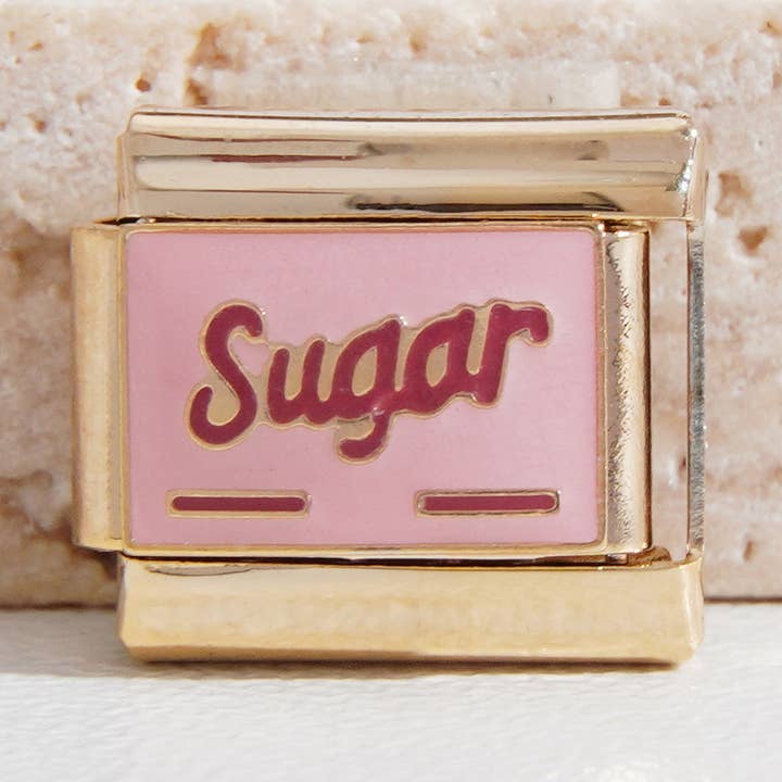 MKS America - Wholesale Link & Chain Bracelet - DIY Adjustable Detachable Pink-Themed Italian Charm Bracelet0