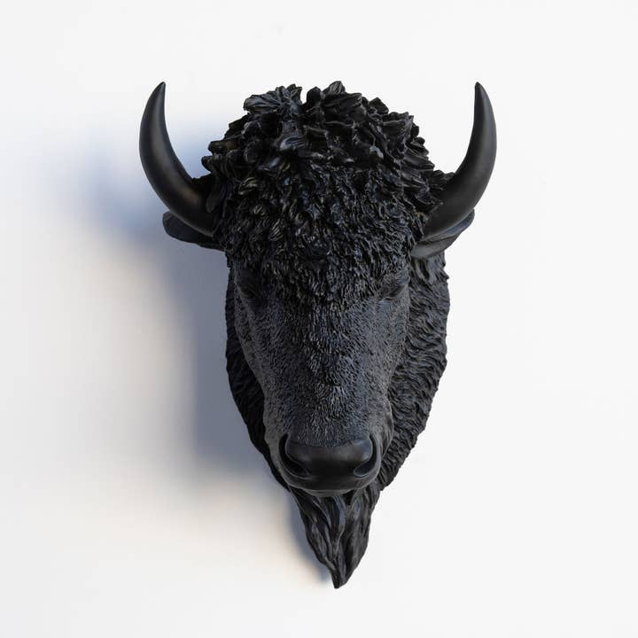 Near and Deer – Engroshandel 3D-vægkunst – Faux Bison vægbeslag2
