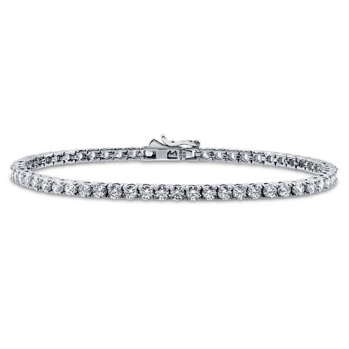BERRICLE Sterling Silver Cubic Zirconia CZ Tennis Bracelet for wholesale by BERRICLE