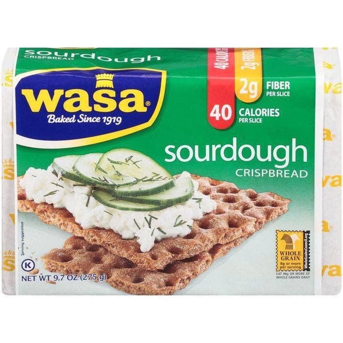 KeHE Distributors, LLC - Wholesale Bread Mix - Wasa Sourdough Crispbread 9.7 Oz (Pack of 12)0