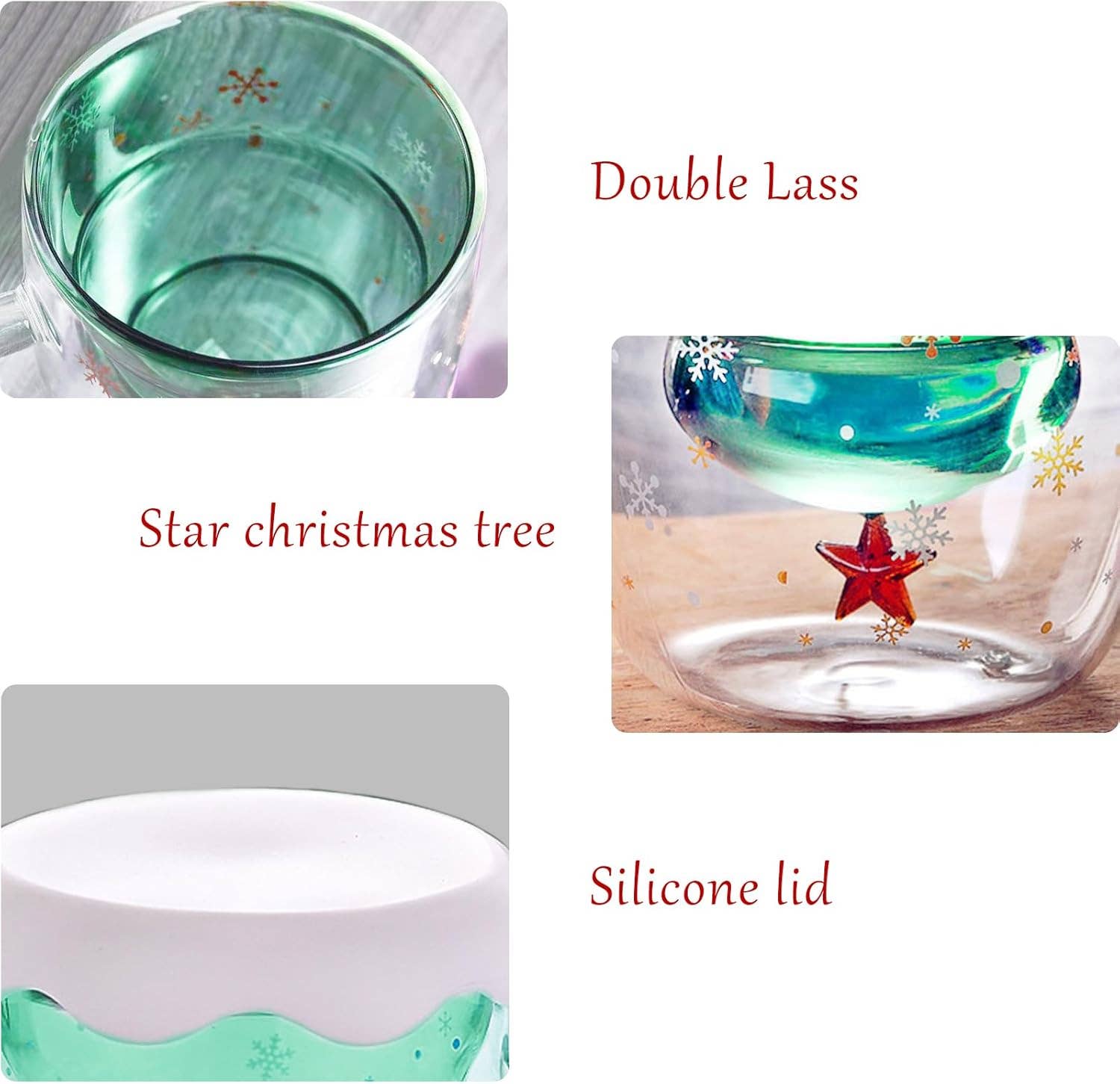 giftland - Wholesale Christmas Decoration - Christmas Double Wall Glass Mug2