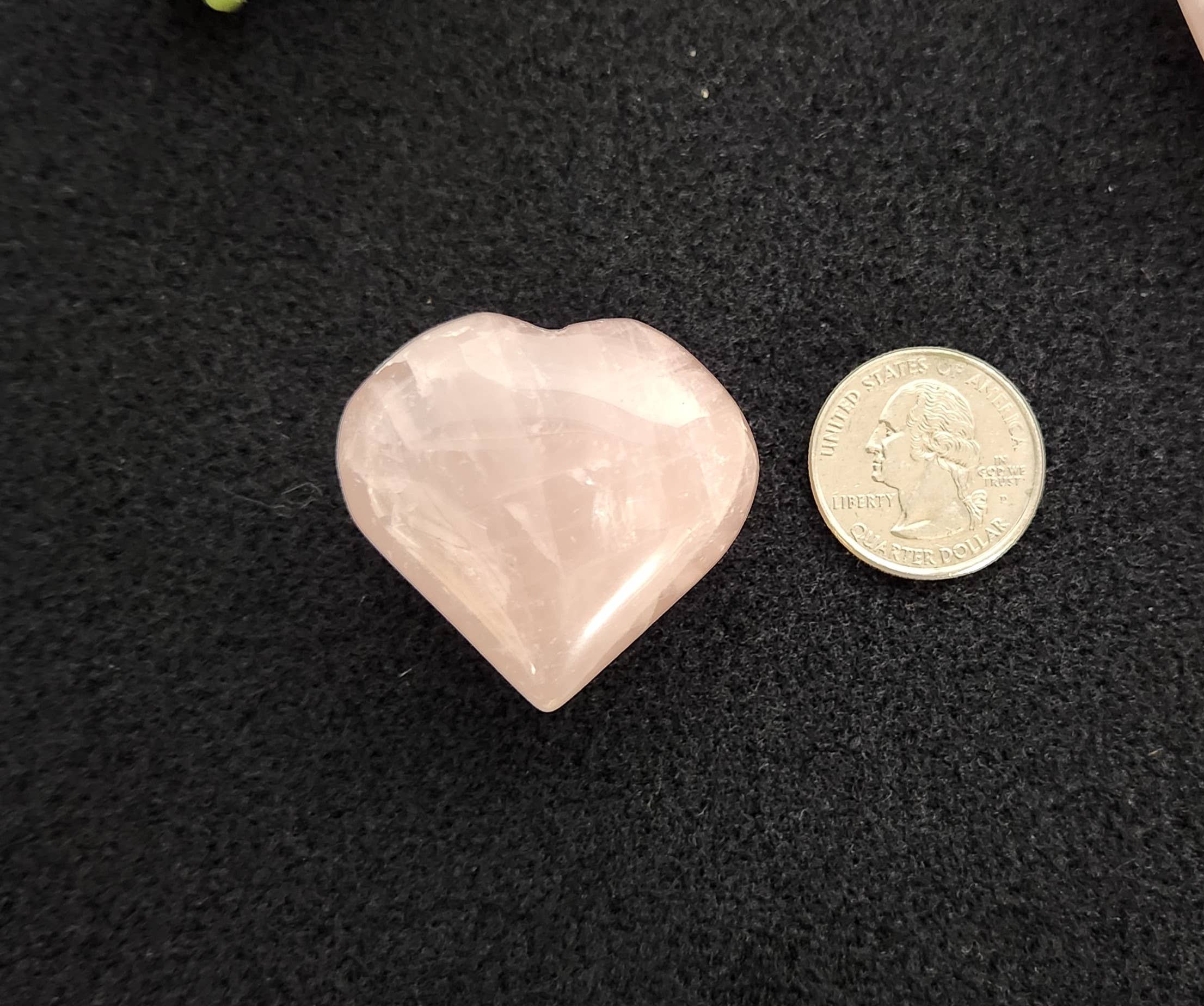 Meraki Gemstones - Wholesale Spiritual Stone/Crystal - Rose Quartz Hearts - 0.5kg/1.1lbs. (40x40x20mm or 4cm)4