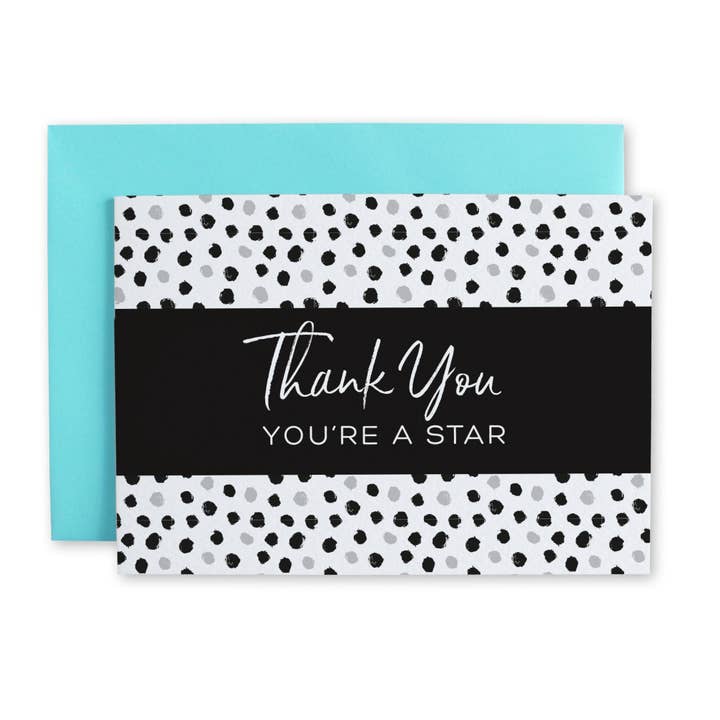 Thank You Star Card for wholesale by LOVELI