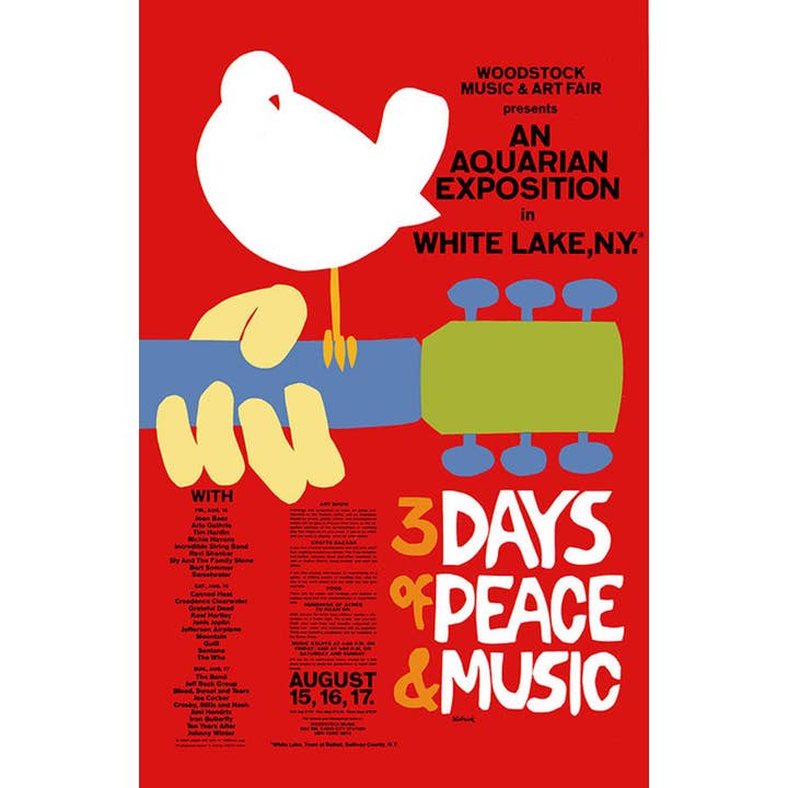 PosterSource - Wholesale Poster - Woodstock Movie Poster 1970