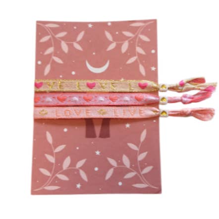 Bracelet Text Ribbon Greeting Card for wholesale by Sansira Jewelry