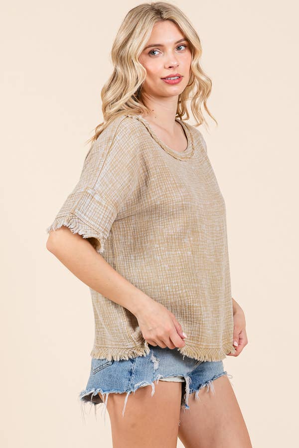 Culture Code - Wholesale Knit Top - Women's - CWT2134MW - SCOOP NECK OVERSIZE TOP15