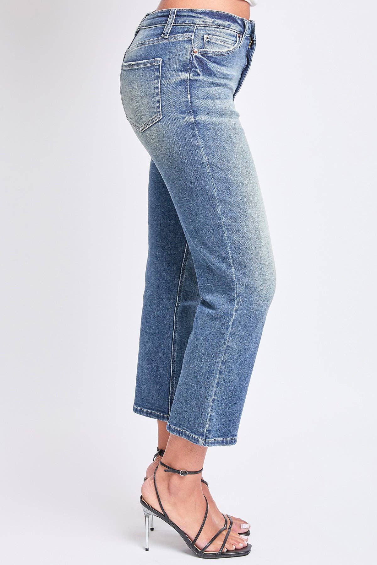 YMI - Wholesale Jeans - Women's - Luxe High Rise Vintage Stretch Straight Leg Jeans-P0271601