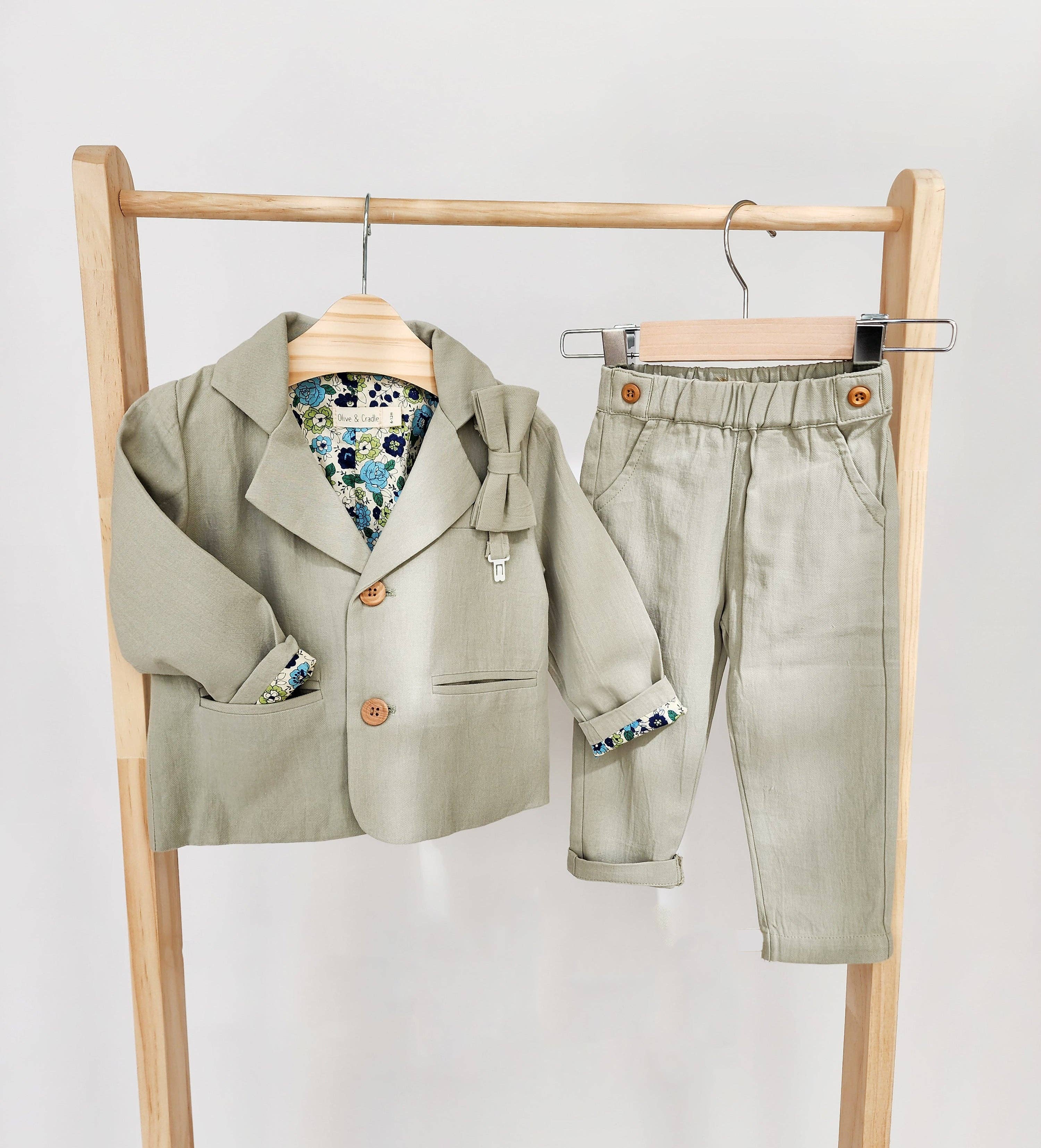 OLIVE & CRADLE - Wholesale Kledingset - Baby - Sebastian Set Jongens Formele Kleding7