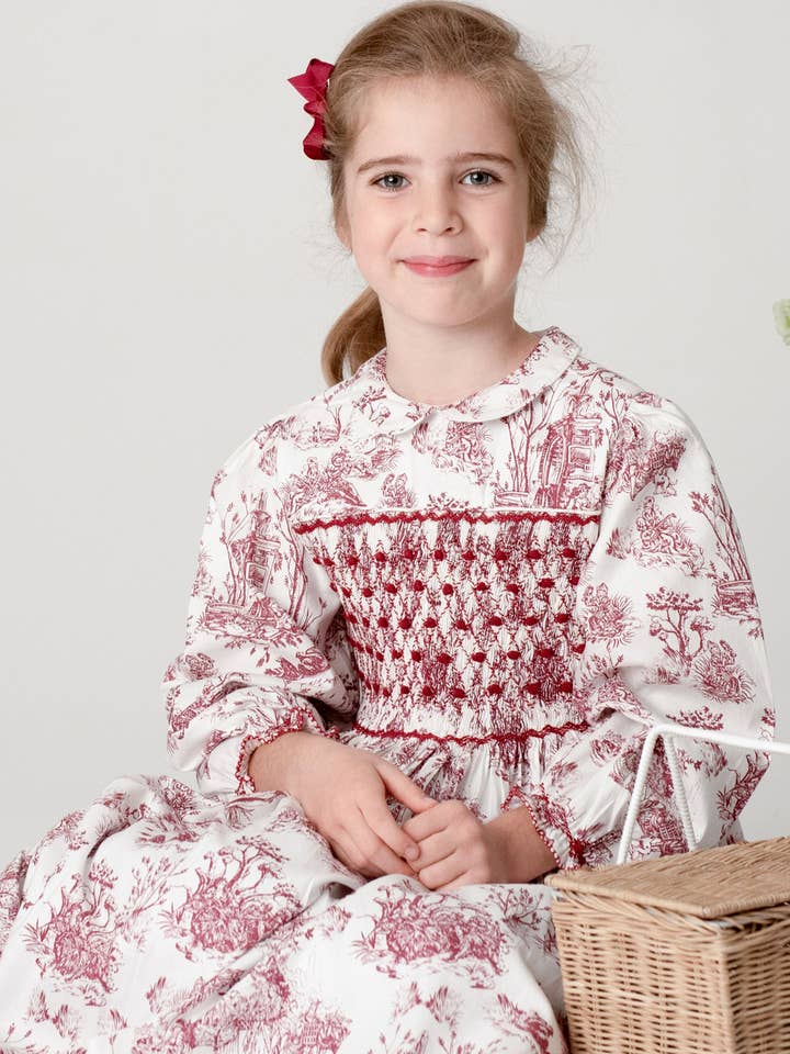 Annafie London Ltd - Wholesale Dress – Kids - PHILINE smocked dress6