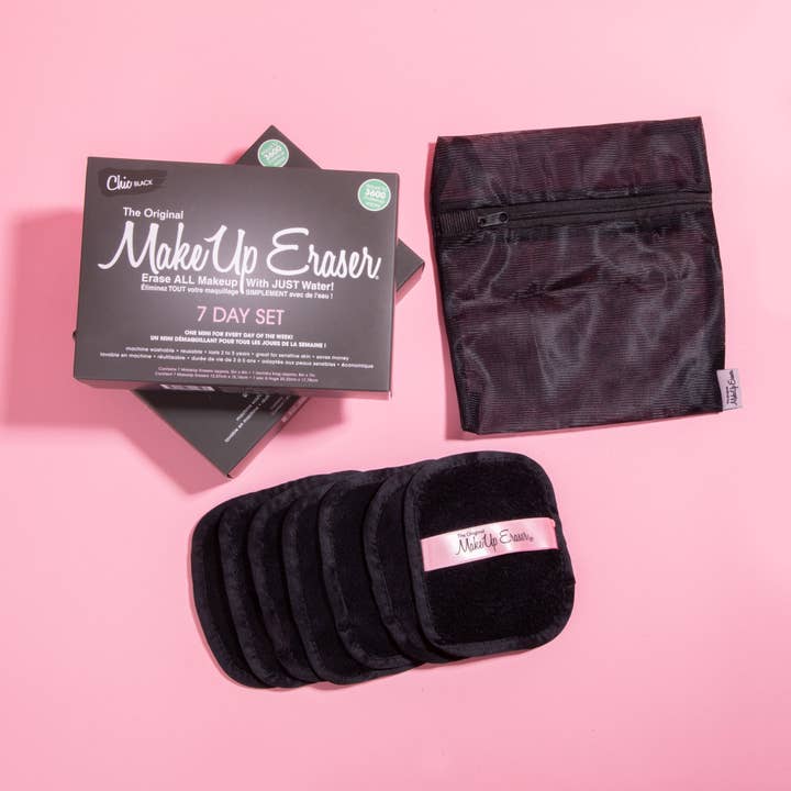 MakeUp Eraser - Wholesale Makeup Remover - Chic Black 7-Day Set | SALE