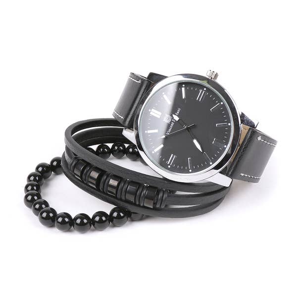 Selini New York - Wholesale Wrist Watch - Men's - Men's Watch & Bracelet Set