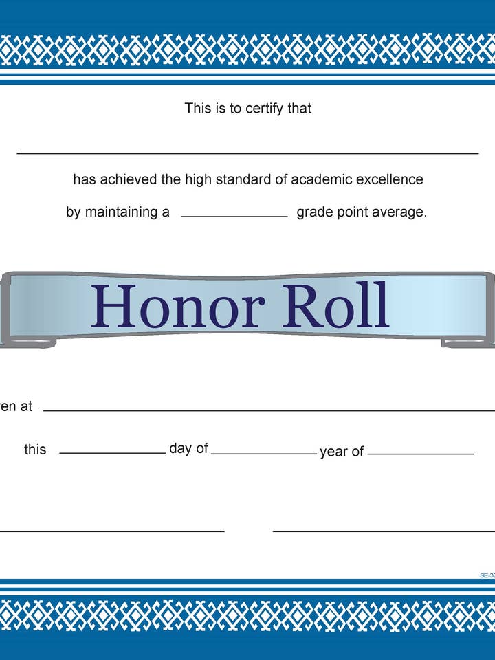 Erkenningscertificaat - Eer voor wholesale door Creative Shapes Etc.