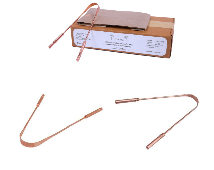 Lyfesutra GmbH - Wholesale Tongue Scraper - Tonguecleaners Set of 12 - Copper3